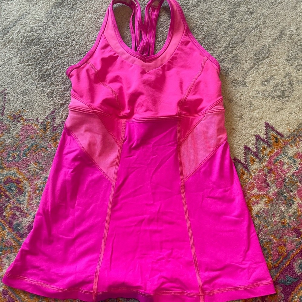 Lululemon hot pink tank